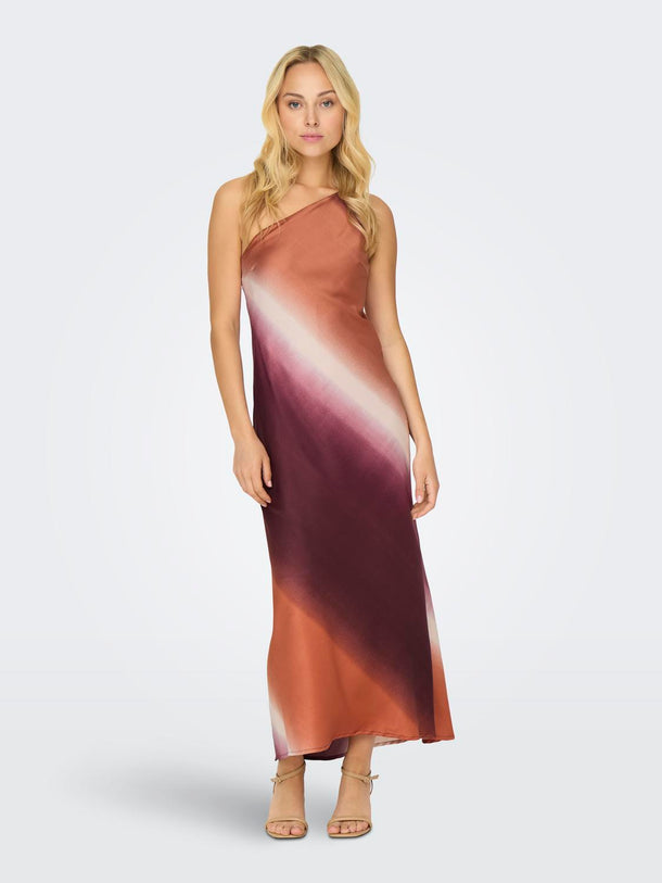 Product VESTIDO JANET ONESHOULDER - Autumn Glaze AOP:Faded tie dye - Image 2