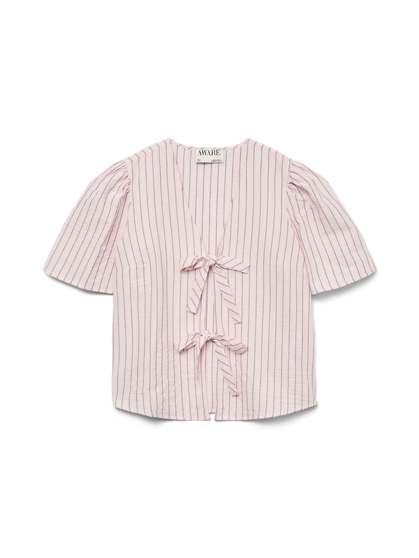 Product CAMISA JACELYN - Cherry Blossom Stripes:RAVEN - Image 1
