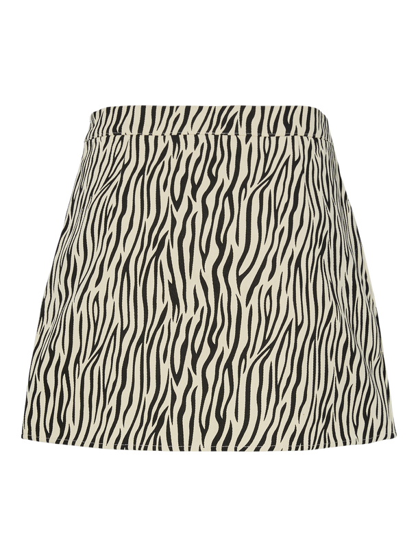 Product MINI FALDA ANIMAL PRINT LUA-Coconut Milk AOP:Zebra - Image 5
