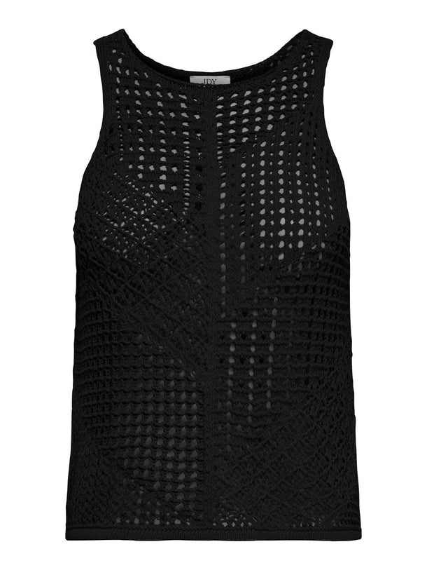 Product TOP TEJIDO SIN MANGAS FRIDA - Black - Image 1