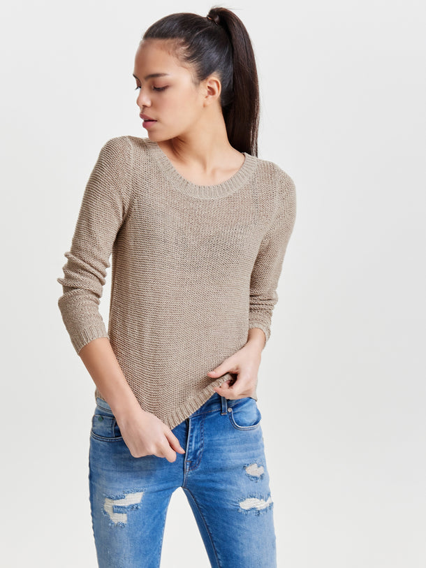 Product SWEATER GEENA - Simply Taupe - Image 1