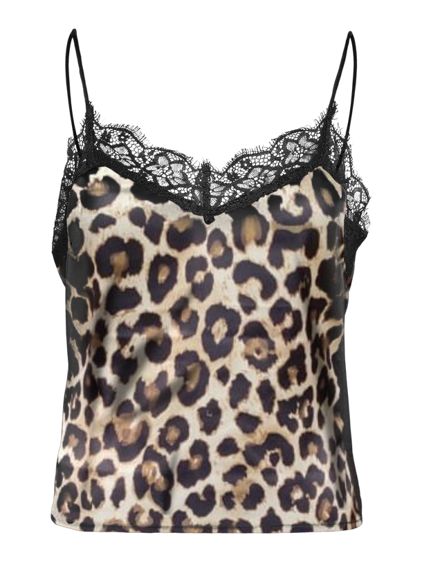 Product TOP SANTAL  - Oatmeal AOP:LEO - Image 1