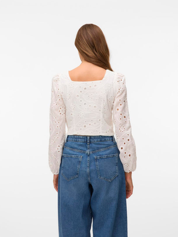 Product TOP DE PUNTILLA ILLE-Cloud Dancer - Image 3