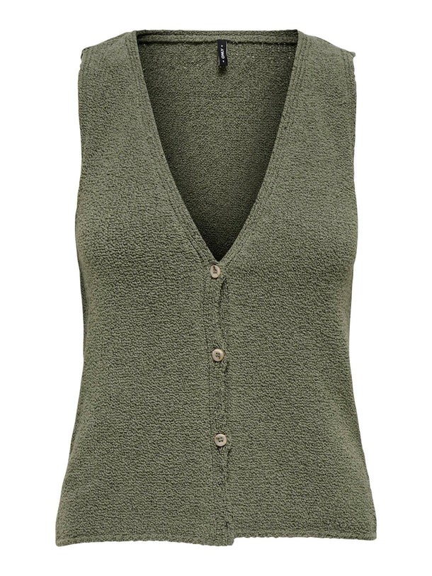 Product TOP TEJIDO CON CUELLO CAMISERO GURLI-Mermaid - Image 4