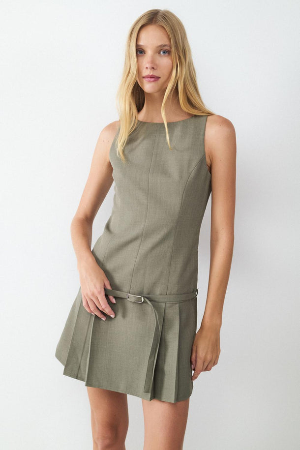 Product VESTIDO CORTO TABLAS CINTURÓN BMK-Wet Weather - Image 1