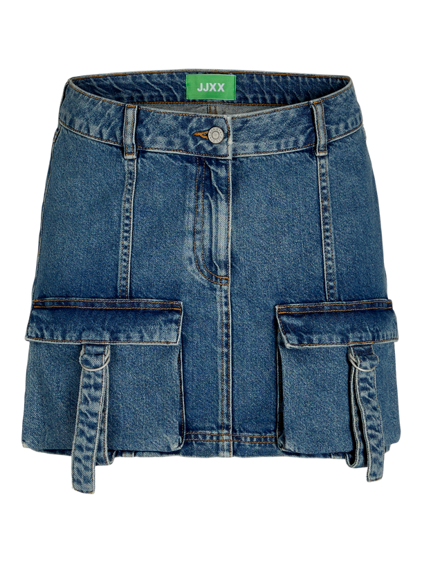 Product MINI FALDA CARGO DENIM CALIA-Medium Blue Denim - Image 1