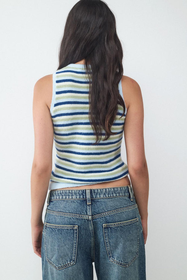 Product TOP TEJIDO RAYAS BMK-Airy Blue - Image 3