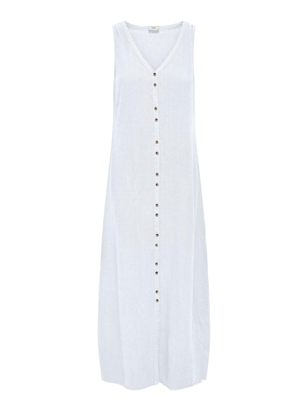 Product VESTIDO MAXI LINO SAY-Bright White - Image 1