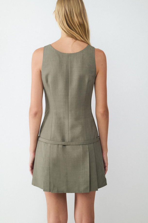 Product VESTIDO CORTO TABLAS CINTURÓN BMK-Wet Weather - Image 3