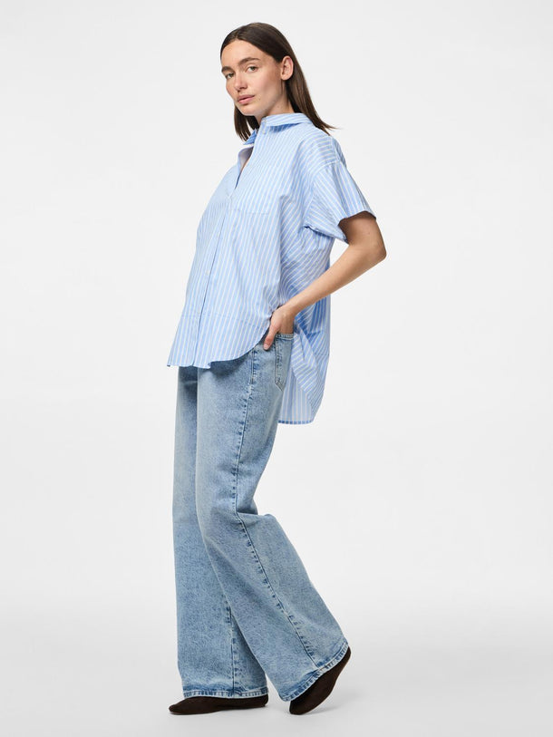 Product CAMISA RAYAS AIDA-Blue Bell Stripes:WHITE - Image 3