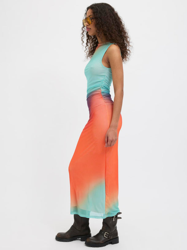 Product VESTIDO MESH STELLA-Morning Glory AOP:COLORFUL BLUR - Image 2