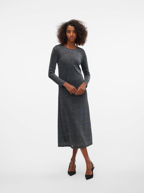 Product VESTIDO CASS - Black Detail:W. SILVER - Image 1