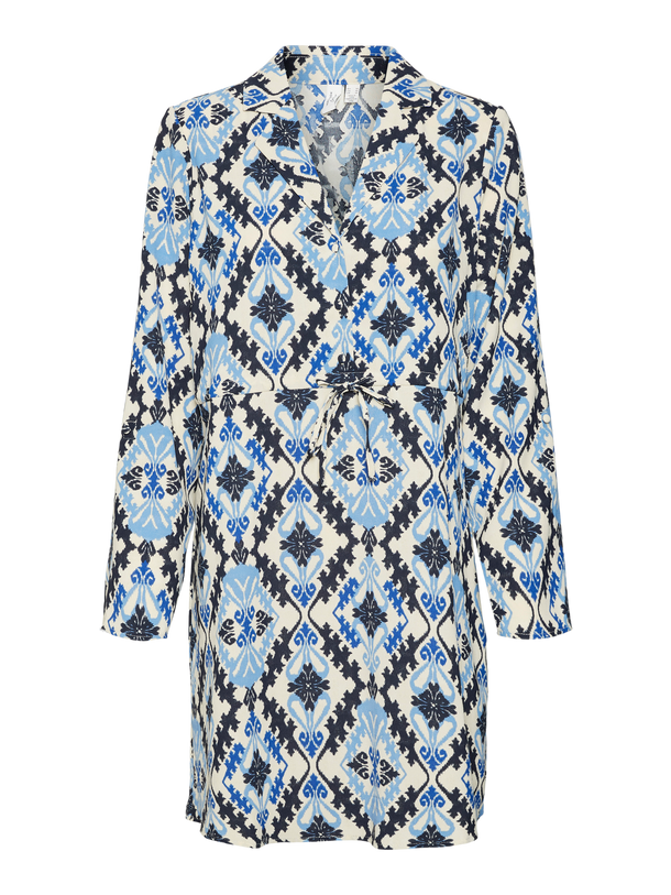 Product VESTIDO PEARL CRUZADO - Birch AOP:PEARL - Image 1