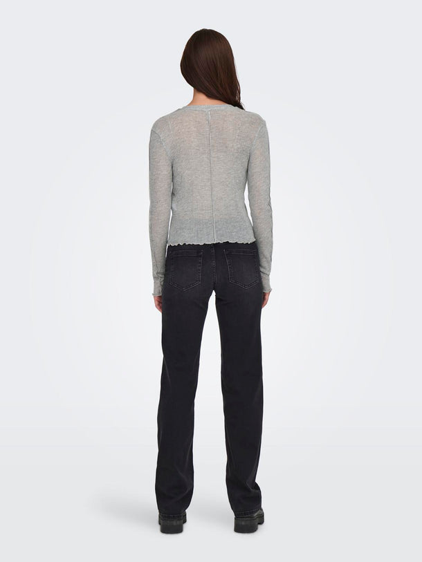 Product TOP DIMA - Light Grey Melange Detail:Stitch (lgm) - Image 3