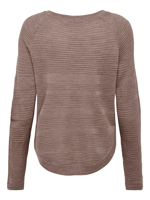 SWEATER TEJIDO ACANALADO CAVIAR - Sinopia Fresco – ONLY CHILE