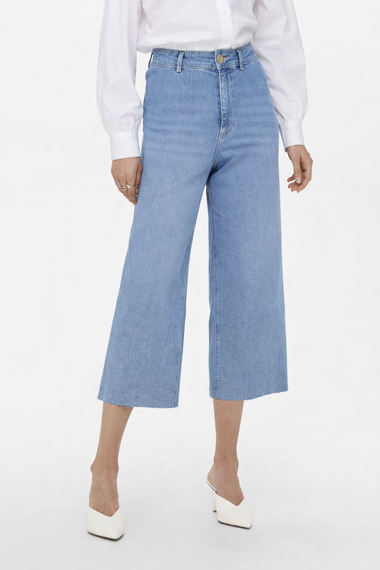 JEAN WIDE TIRO ALTO SYLVIE-Light Blue Denim
