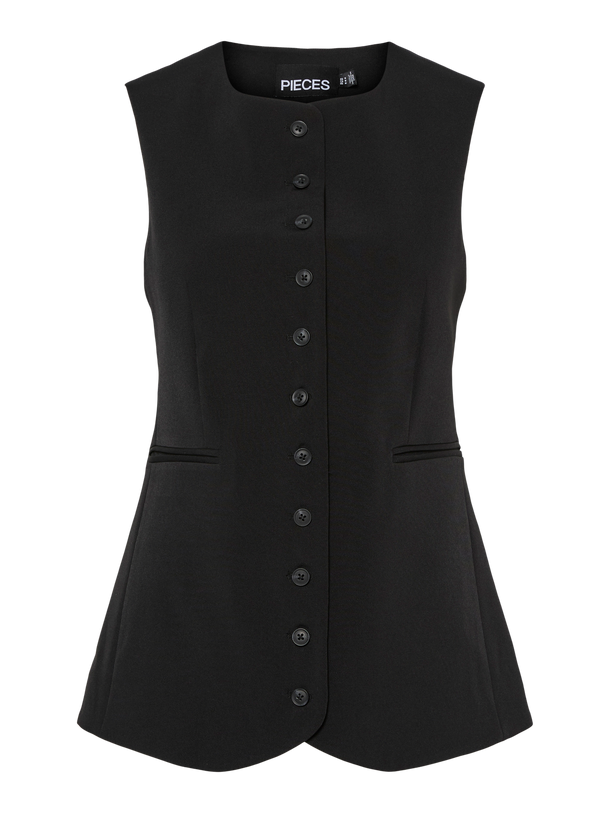 Product CHALECO SASTRERO CON BOTONES MIL-Black - Image 1