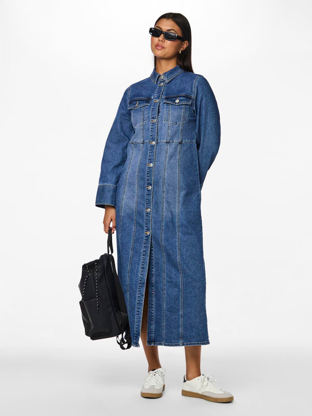 Product VESTIDO FEMME - Medium Blue Denim - Image 7