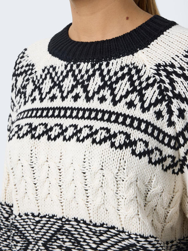 Product SWEATER NOR - Black Pattern:EGGNOG - Image 5