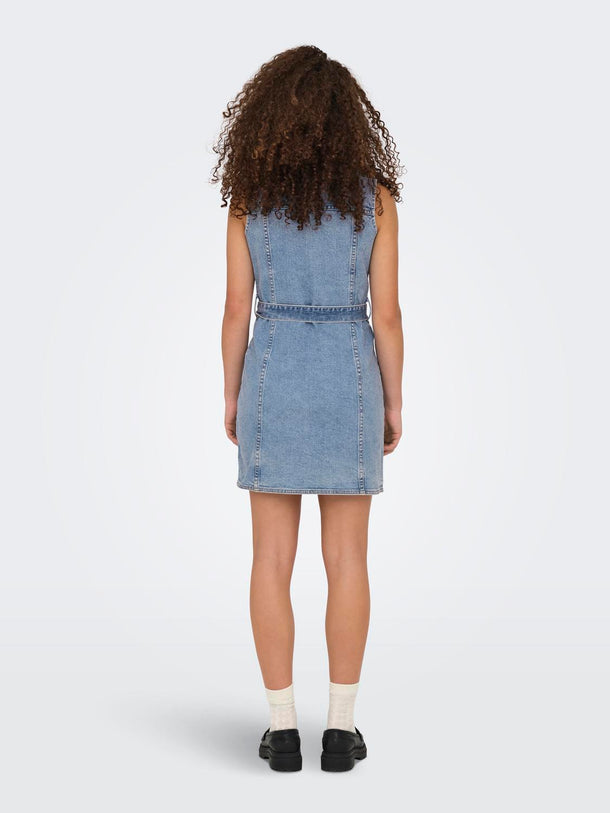 Product VESTIDO DENIM CAMISERO EMILY-Light Blue Denim - Image 3