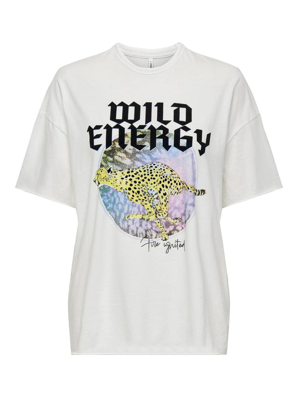 Product CAMISETA LUCY - Cloud Dancer Print:Wild duchess - Image 4