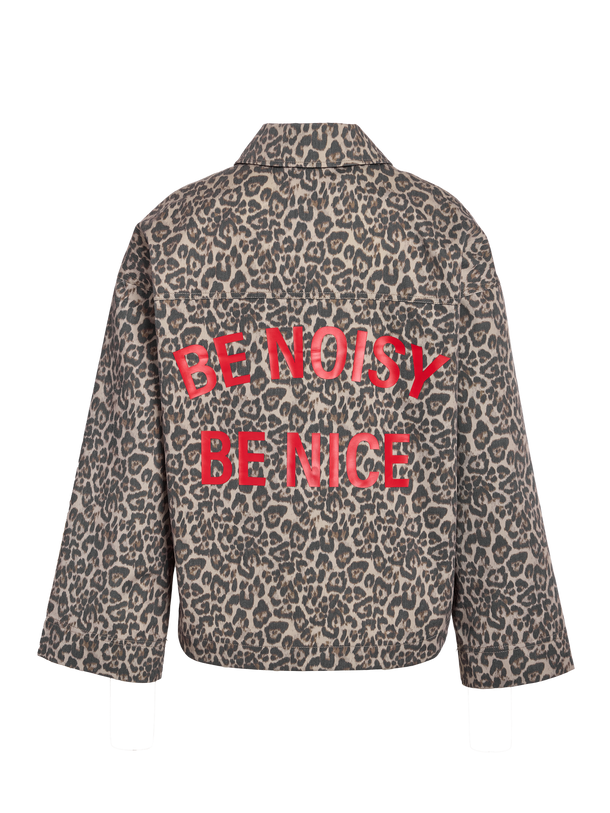 Product CHAQUETA JILL - Mocha Bisque AOP:LEO - Image 1