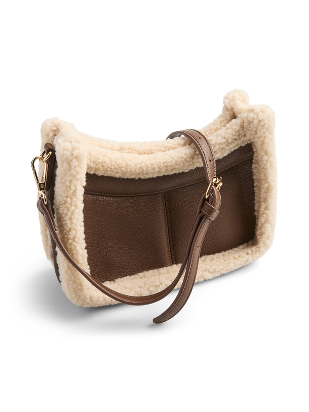 Product BOLSO TEDDY - Morel Detail:Beige teddy edge - Image 2