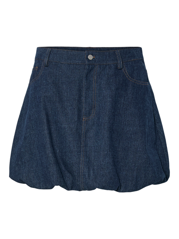 Product FALDA DENIM BALLOON ABIA-Dark Blue Denim - Image 1