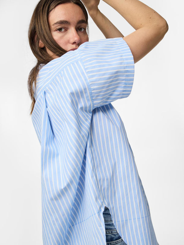 Product CAMISA RAYAS AIDA-Blue Bell Stripes:WHITE - Image 2