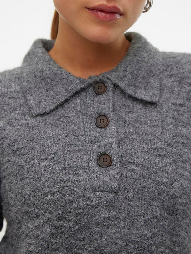 Product SWEATER NOVAH - Medium Grey Melange - Image 5