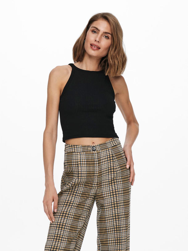 Product TOP NELLA CUELLO HALTER-Black - Image 1