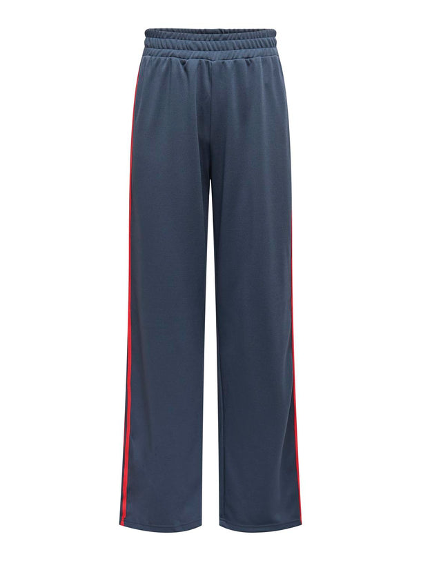 Product PANTALÓN TEJIDO CON CINTURA ELÁSTICA CAYLA - Ombre Blue Detail:High risk red - Image 1