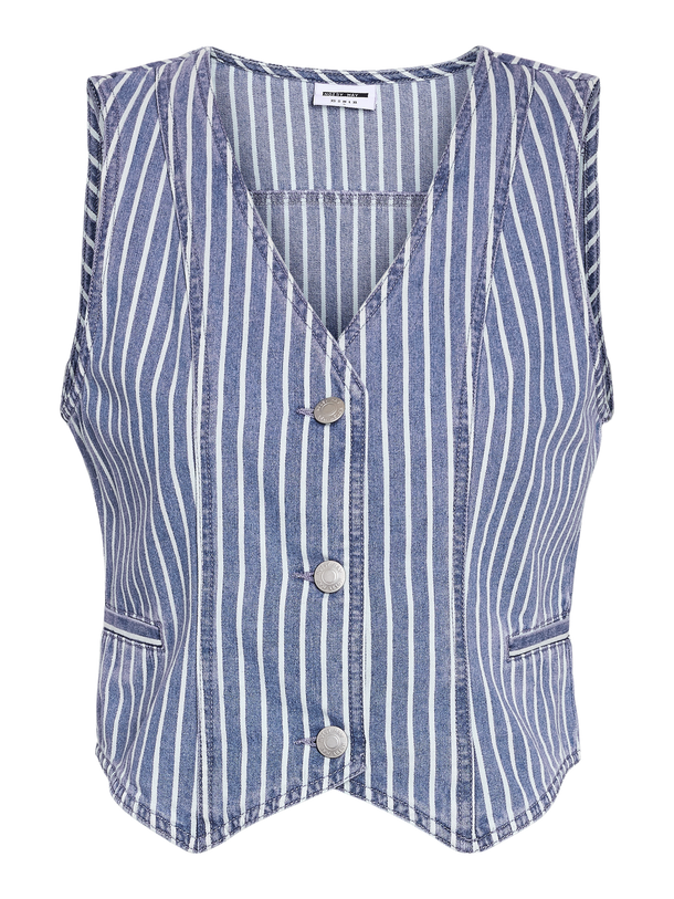 Product CHALECO SASTRERO RAYA DIPLOMÁTICA HERA - Medium Blue Denim - Image 5