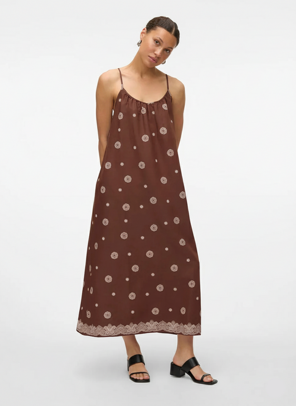 Product VESTIDO MAXI ESTAMPADO ESSIE-Dachshund AOP:CLOUD DANCER - Image 1