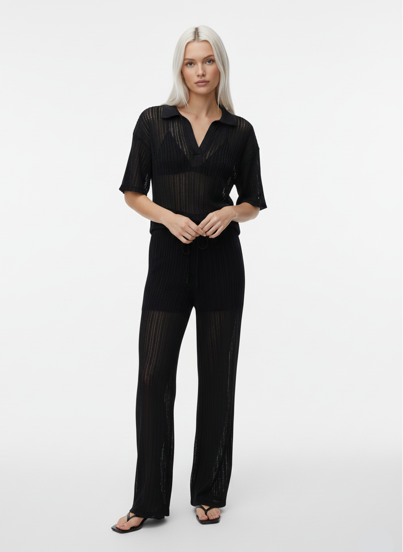 PANTALÓN WIDE TIRO ALTO CAILEY-Black