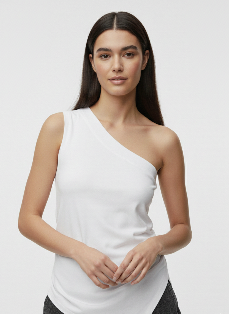 TOP ASIMÉTRICO INDY-Bright White