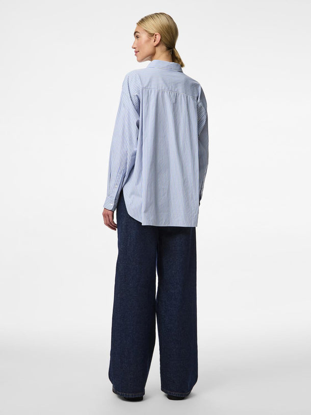 Product CAMISA POPELÍN EMME-Nautical Blue Stripes:White + Maritime Blue - Image 3