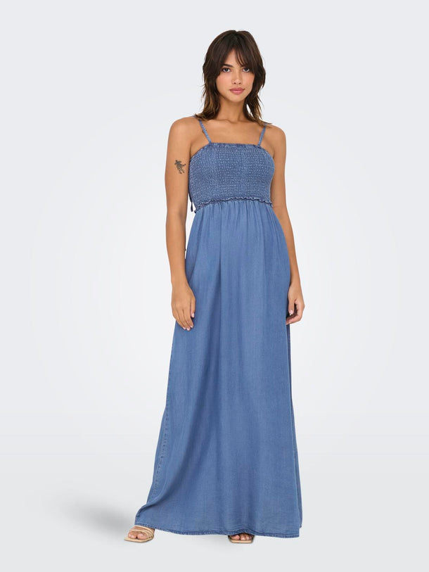 Product VESTIDO MAXI DENIM RIS-Medium Blue Denim - Image 4