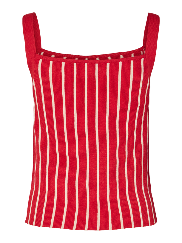 Product TOP TEJIDO RAYAS SUI-Lollipop Stripes:Cloud Dancer - Image 2