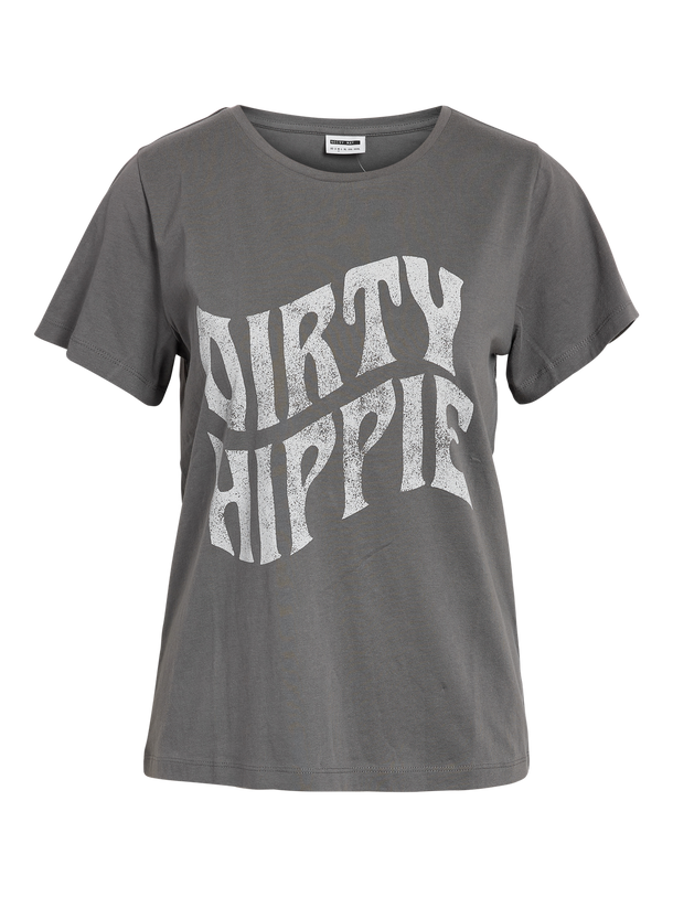 Product CAMISETA NATE  - Charcoal Gray Print:DIRTY HIPPIE - Image 4
