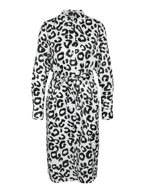 Product VESTIDO MILIA OVERSIZE - White AOP:LEO - Image 1