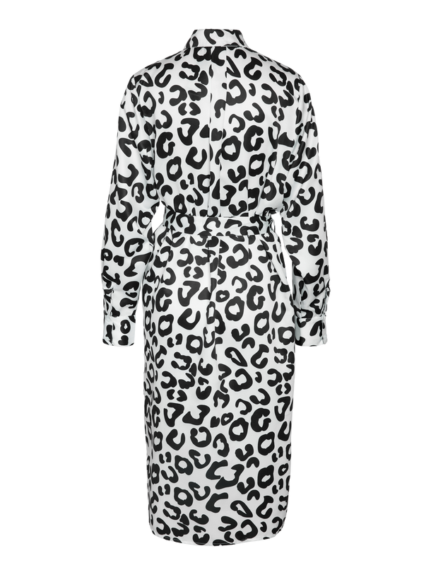 Product VESTIDO MILIA OVERSIZE - White AOP:LEO - Image 2