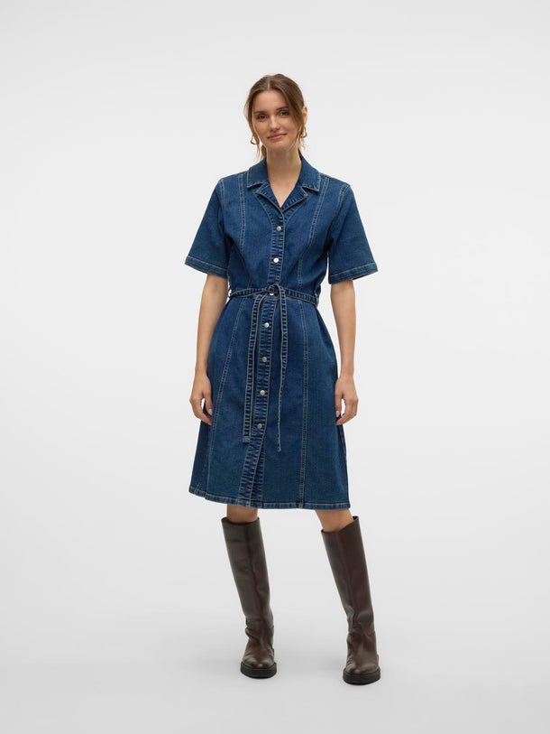 Product VESTIDO DENIM DAYA - Dark Blue Denim - Image 5
