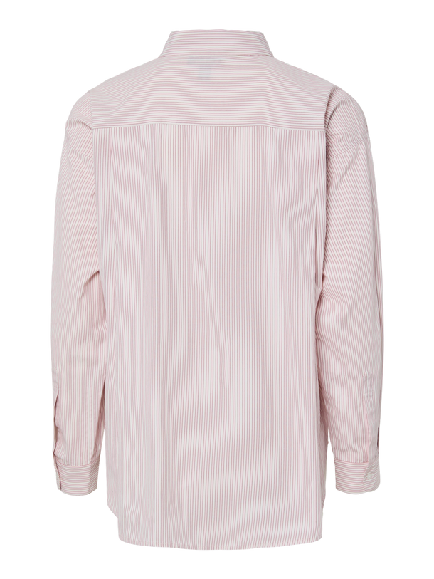 Product CAMISA POPELÍN EMME-Bright White Stripes:High Risk Red + Pink-A-Boo - Image 2