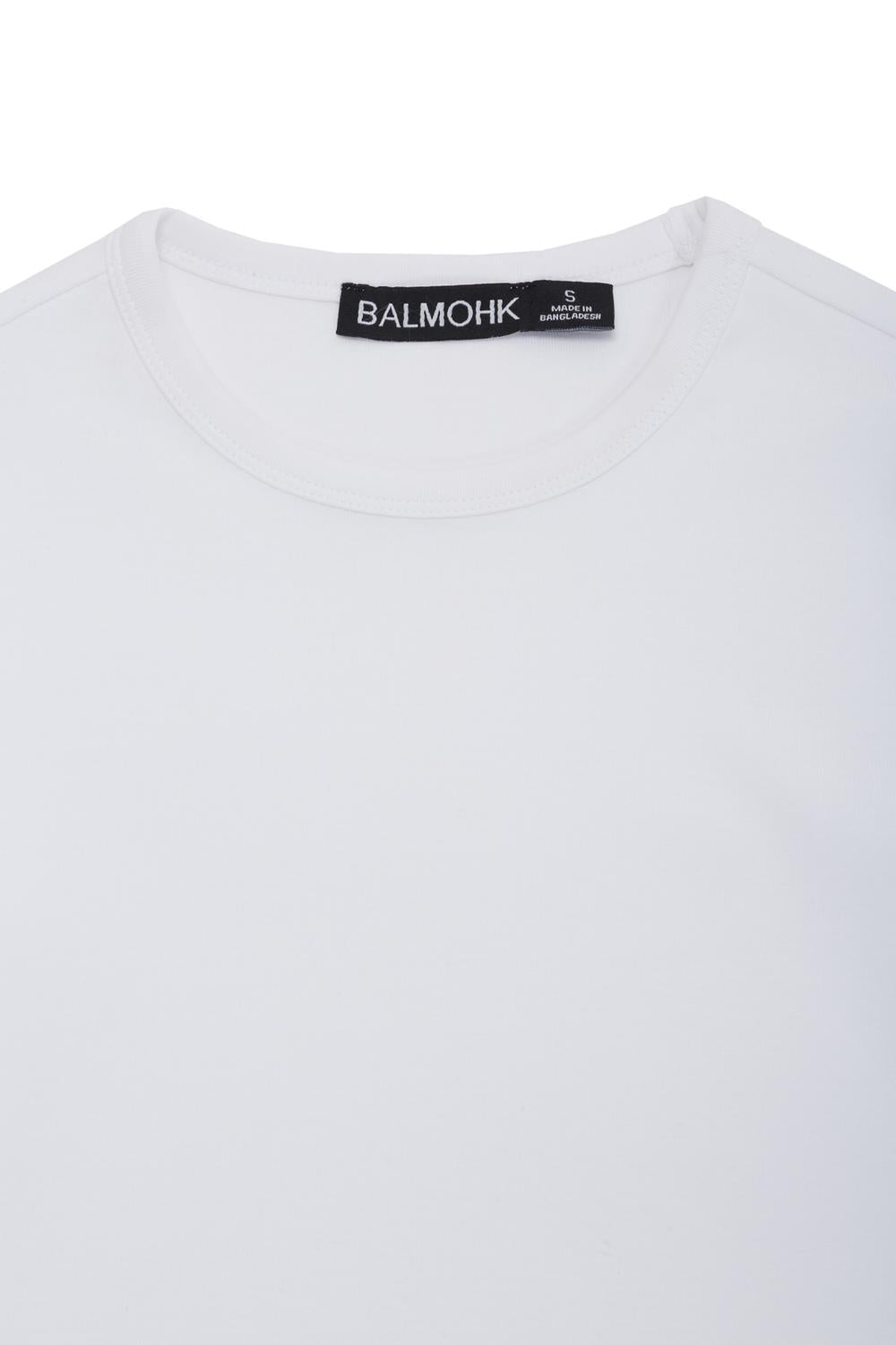 POLERA BÁSICA SLIM MANGA LARGA BMK-White