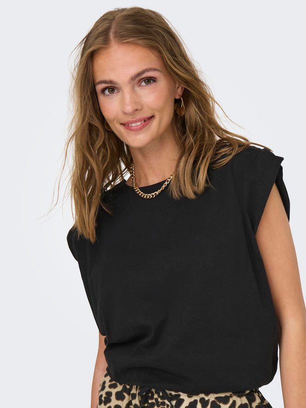 Product TOP OVERSIZE SIN MANGAS MARA-Black - Image 2