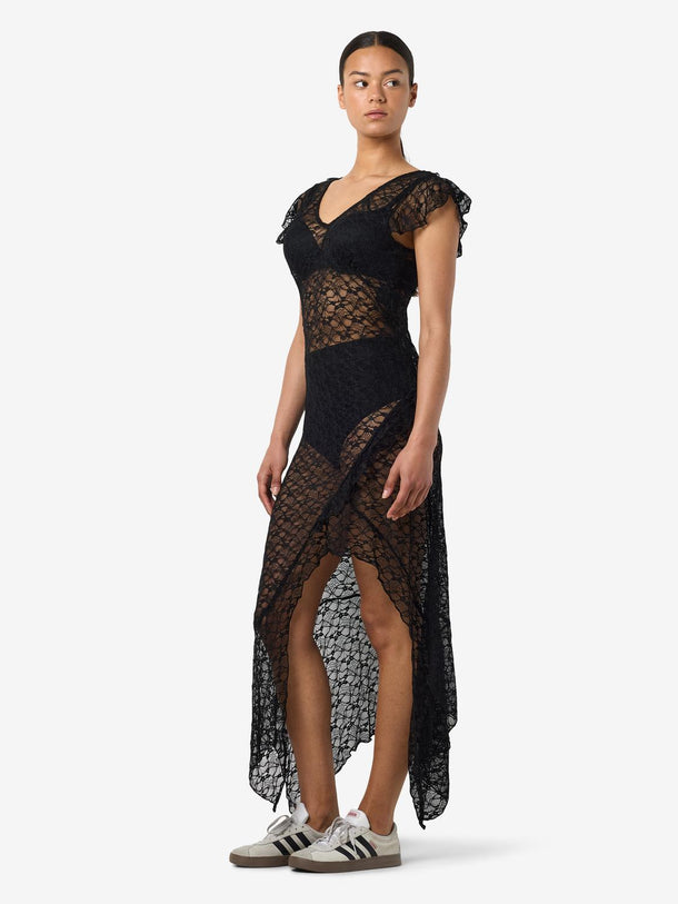 Product VESTIDO MAXI ENCAJE LACEY-Black - Image 3