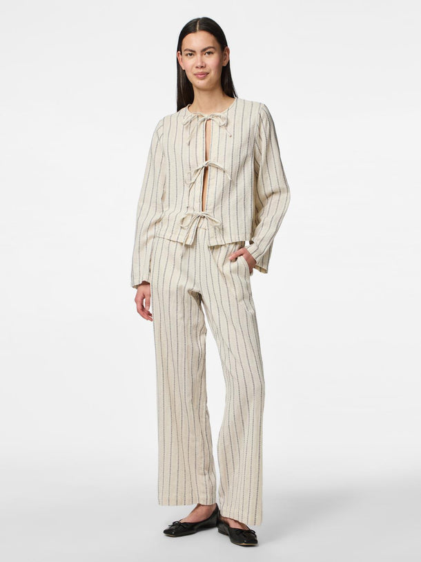 Product PANTALÓN LINO WIDE TIMBER - Birch Stripes:Ombre blue - Image 6