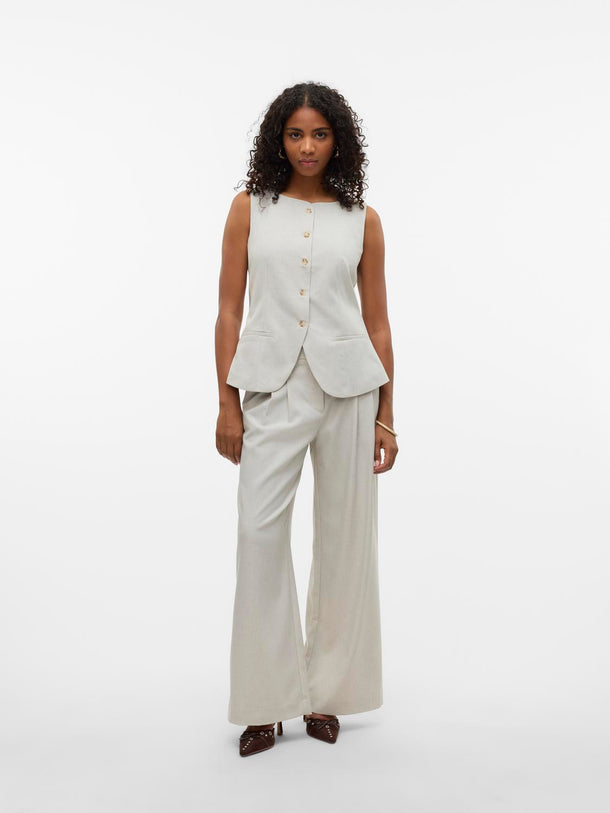 Product CHALECO SASTRERO LINO MIKELA-Birch Detail:MELANGE AS SAMPLE - Image 4