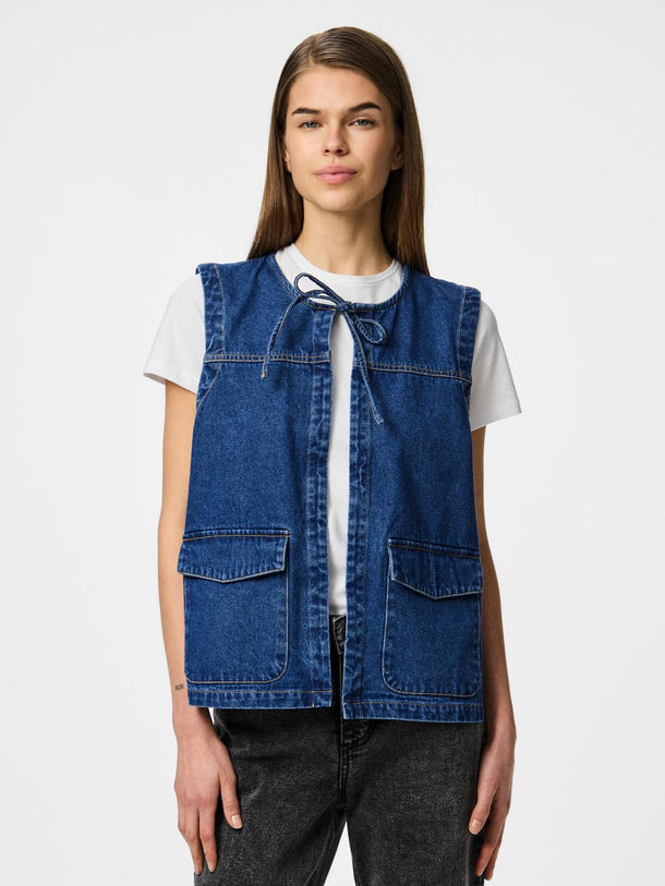Product CHALECO FENNA - Dark Blue Denim - Image 1